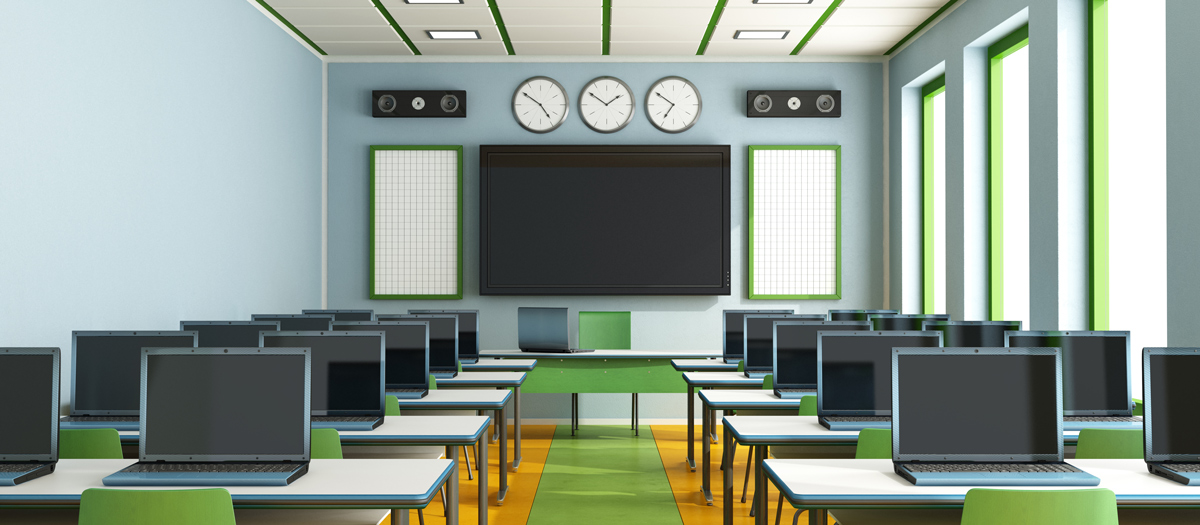 header space commercial classroom